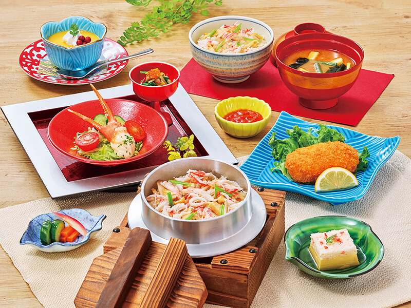 かに釜飯ランチ