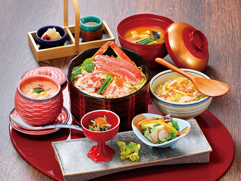 甲羅かに飯ランチ